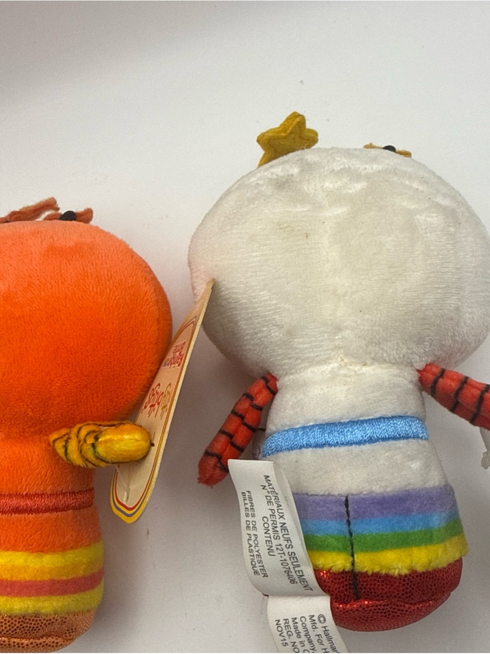 Hallmark Itty Bittys Rainbow Brite Sprites Twink and O.J. plush 4" W/ Tags - Picture 11 of 15
